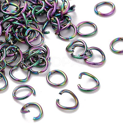 Ion Plating(IP) 304 Stainless Steel Open Jump Rings STAS-CJC0001-26A-1