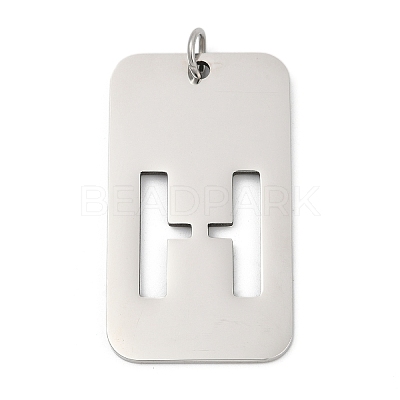 304 Stainless Steel Pendants STAS-M115-01P-H-1