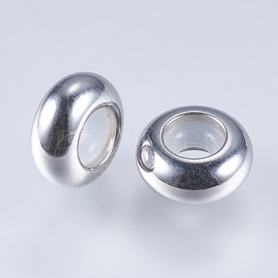 201 Stainless Steel Beads STAS-F145-06P-C-1