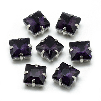 Sew on Rhinestone RGLA-T037-8x8mm-17-1