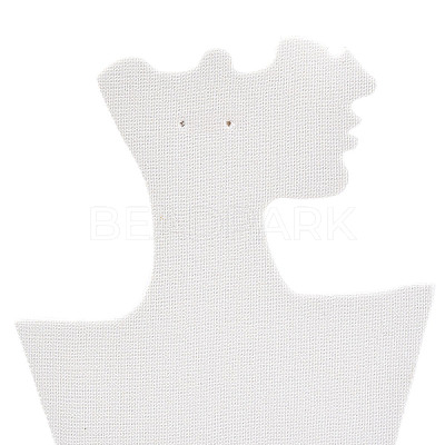 Cardboard Covered with Velvet Necklace & Earring Display Stands LS-ODIS-Q041-04A-02-1
