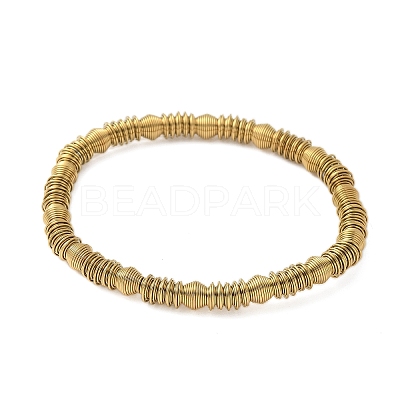 304 Stainless Steel Stretch Bangles for Women LS-BJEW-P315-02B-G-1