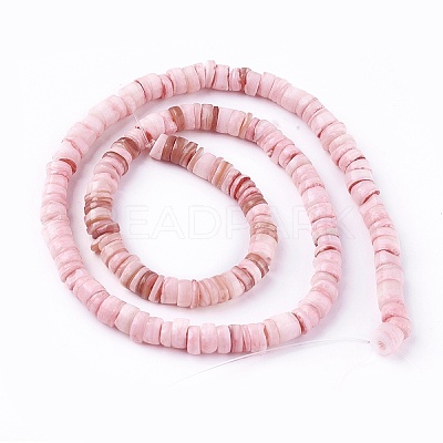 Shell Beads Strands SSHEL-E571-49A-1