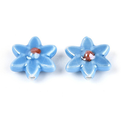 Handmade Porcelain Beads PORC-N008-10B-01-1