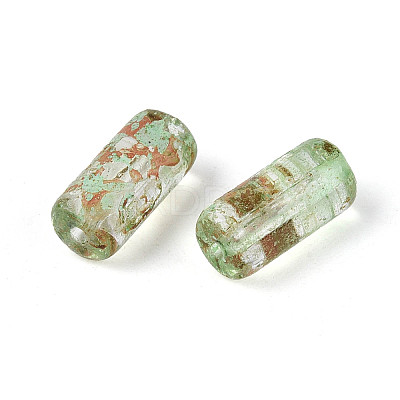 Picasso Transparent Glass Bugle Beads SEED-N010-02G-1