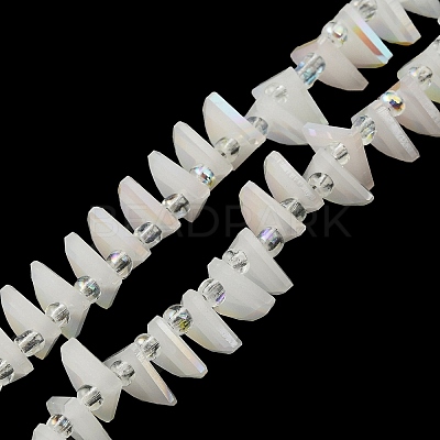 Electroplate Glass Beads Strands EGLA-S176-05A-B11-1