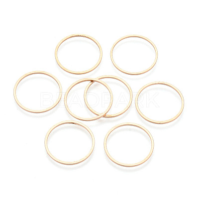 Brass Linking Rings KK-S327-06KC-20mm-1