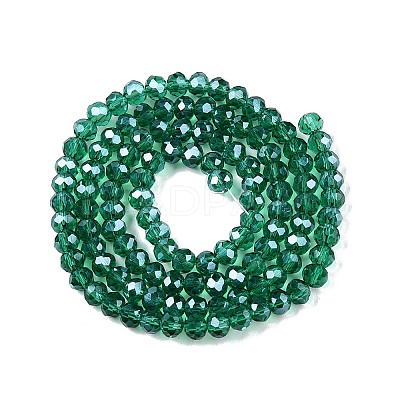 Electroplate Glass Beads Strands EGLA-A044-T4mm-A18-1