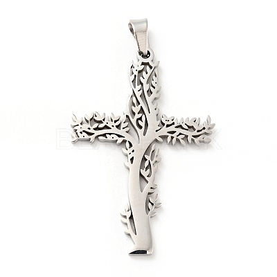 Non-Tarnish 201 Stainless Steel Pendants STAS-E015-13P-1