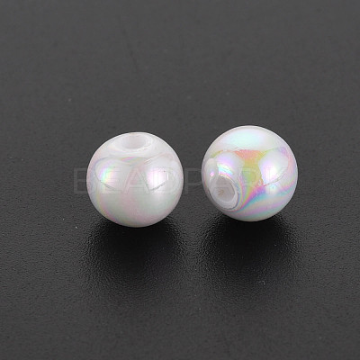 Opaque Acrylic Beads MACR-S370-D8mm-01-1