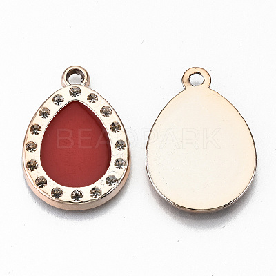 UV Plating Acrylic Pendant Rhinestone Settings LS-OACR-R252-03-05LG-1