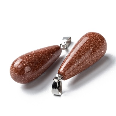 Synthetic Goldstone Pendants G-F707-06-1