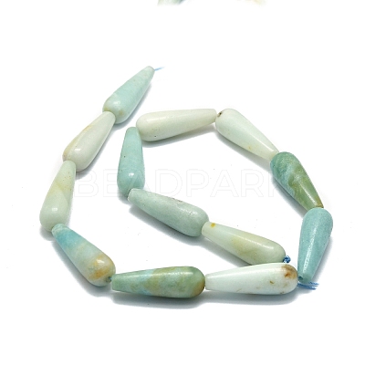 Natural Flower Amazonite Beads Strands G-E576-36-1