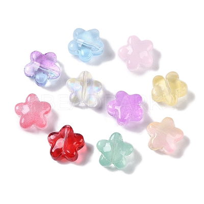 Baking Paint Glass Beads GLAA-S202-10-1