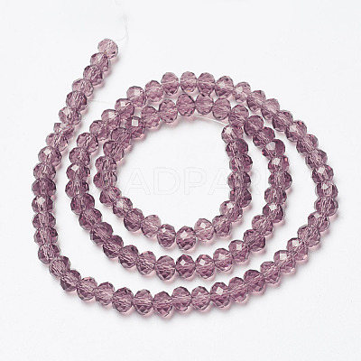 Glass Beads Strands EGLA-A034-T1mm-D13-1