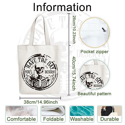 Canvas Women's Tote Bags ABAG-WH0056-004-1