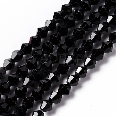 Imitation Austrian Crystal 5301 Bicone Beads LS-GLAA-S026-6mm-10-1