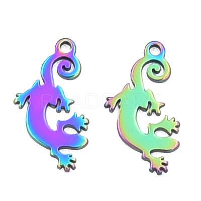 Ion Plating(IP) 201 Stainless Steel Pendants X-STAS-N098-088M-1