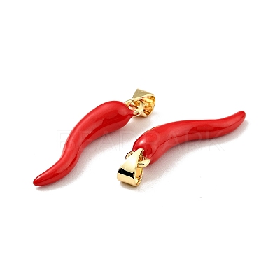 Brass Enamel Pendants X-KK-G416-54-1