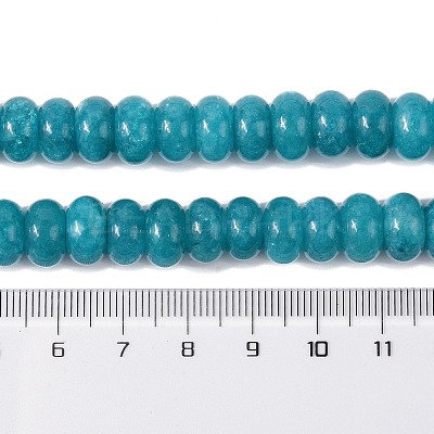 Dyed Natural White Jade Beads Strands G-G107-A08-01-1