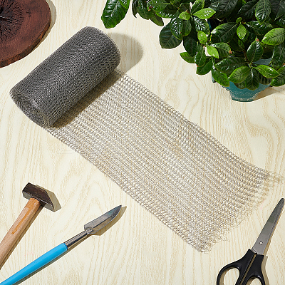 3 Meter 304 Stainless Steel Insect Repellent Mesh Sheet AJEW-WH0528-05C-1