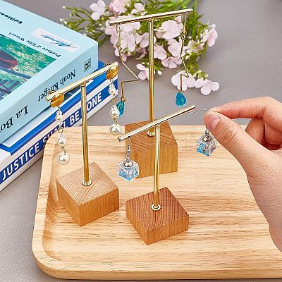 Iron Earring Display Stands EDIS-WH0007-05-1