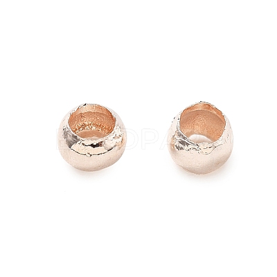 Brass Crimp Beads KK-S509-01RS-01-1