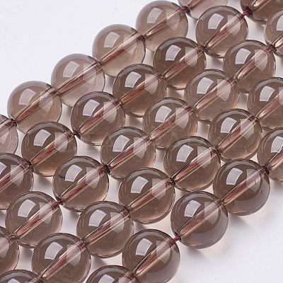 Smoky Quartz Beads Strands X-G-C076-8mm-4-1