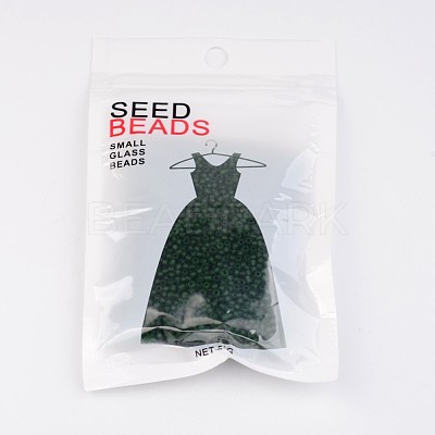 12/0 Frosted Round Glass Seed Beads X-SEED-A008-2mm-M7-1
