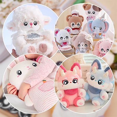 1 Bag Felt Craft Doll Eye AJEW-FG0004-90B-1