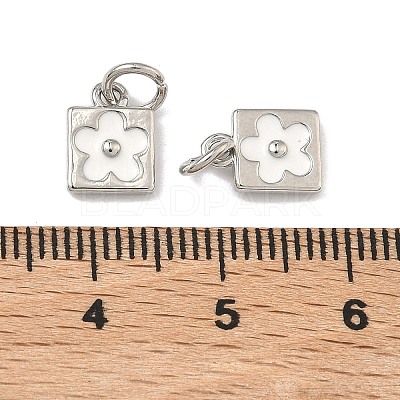 Brass Enamel Pendants KK-B170-04P-03-1