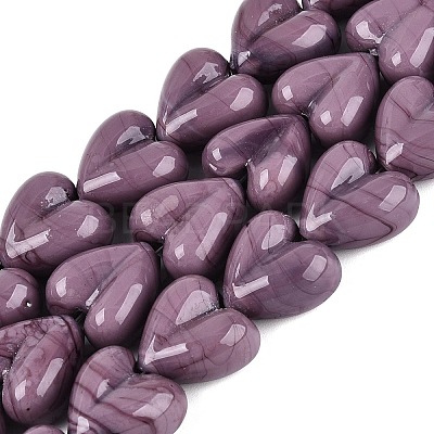 Handmade Lampwork Beads Strands LAMP-Q041-05D-1