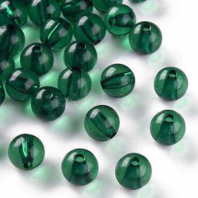 Transparent Acrylic Beads MACR-S370-A10mm-735-1