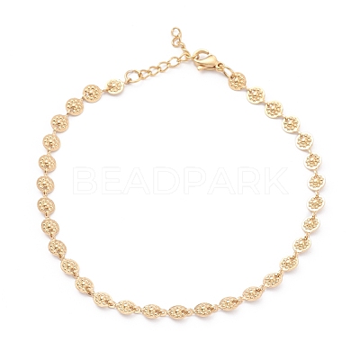 PVD Vacuum Plating 304 Stainless Steel Link Bracelets X-BJEW-O185-03G-1