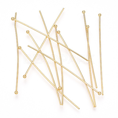 Brass Ball Head Pins KK-G331-10-0.8x50-1