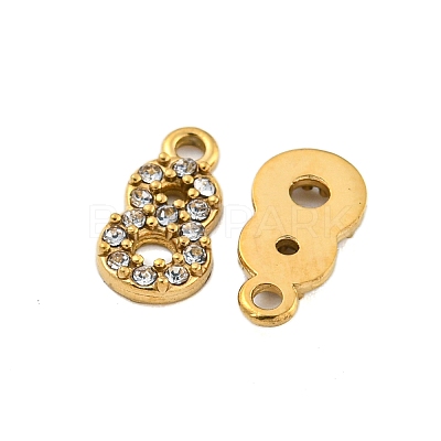 304 Stainless Steel Pendants STAS-L080-002G-08-1