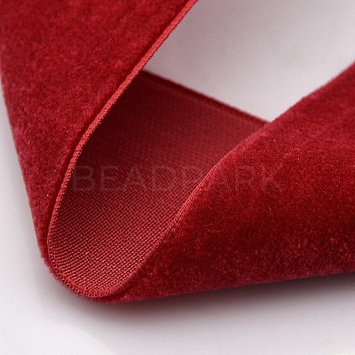 Polyester Velvet Ribbon for Gift Packing and Festival Decoration SRIB-M001-38mm-260-1