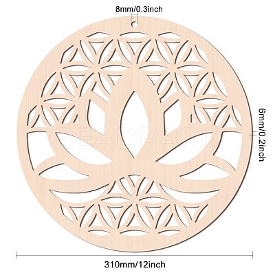 Laser Cut Wooden Wall Sculpture WOOD-WH0101-002-1