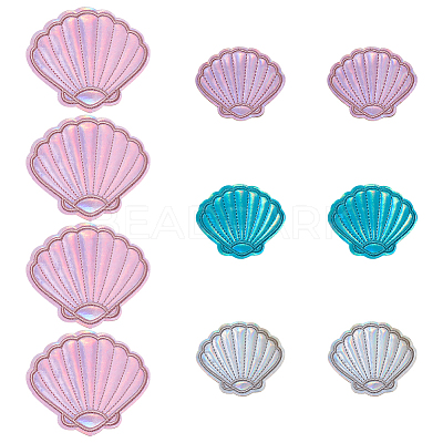 10 Pcs 3 Colors Computerized Embroidery Cloth Iron on/Sew on Patches PATC-FG0003-23-1