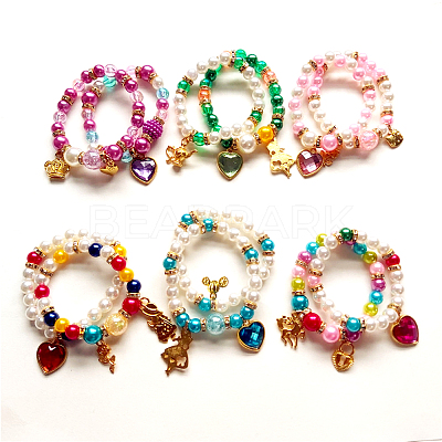 Imitation Pearl Acrylic Beads PACR-CJ0001-08-1