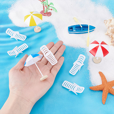 Plastic & Resin Miniature Display Decorations Sets DJEW-HY0001-06-1