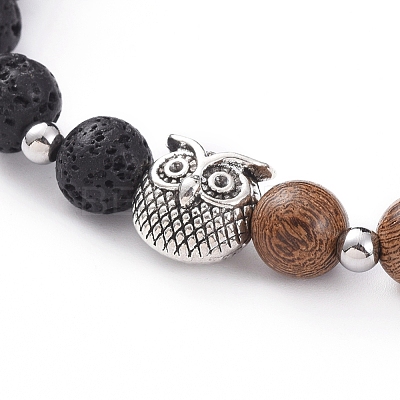 Unisex Stretch Bracelets BJEW-JB04962-06-1