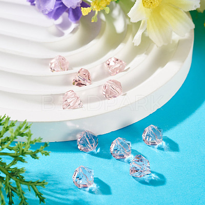 10Pcs Glass Imitation Austrian Crystal Beads GLAA-TADJ0001-11K-1