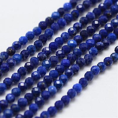 Natural Lapis Lazuli Bead Strands G-G663-48-2mm-1