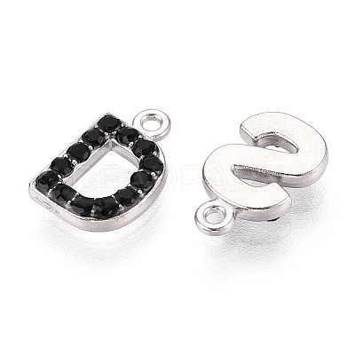 304 Stainless Steel and Rhinestone Pendants STAS-T071-11B-P-1