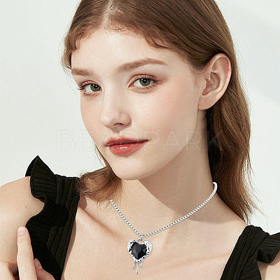 10Pcs 304 Stainless Steel Box Chain Necklaces NJEW-BBC0001-11A-1