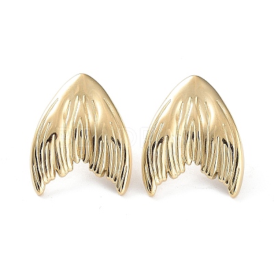 304 Stainless Steel Stud Earrings EJEW-H115-27G-1