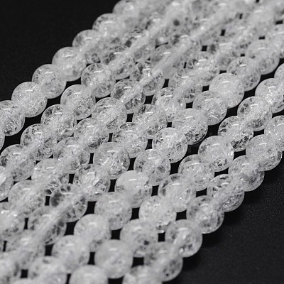 Natural Crackle Quartz Beads Strands G-K285-02-12mm-1