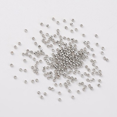 Brass Crimp Beads X-E002-1