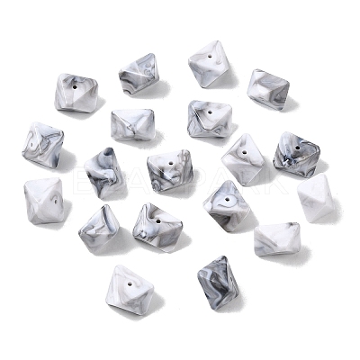 Opaque Acrylic Beads LS-OACR-D320-02B-1